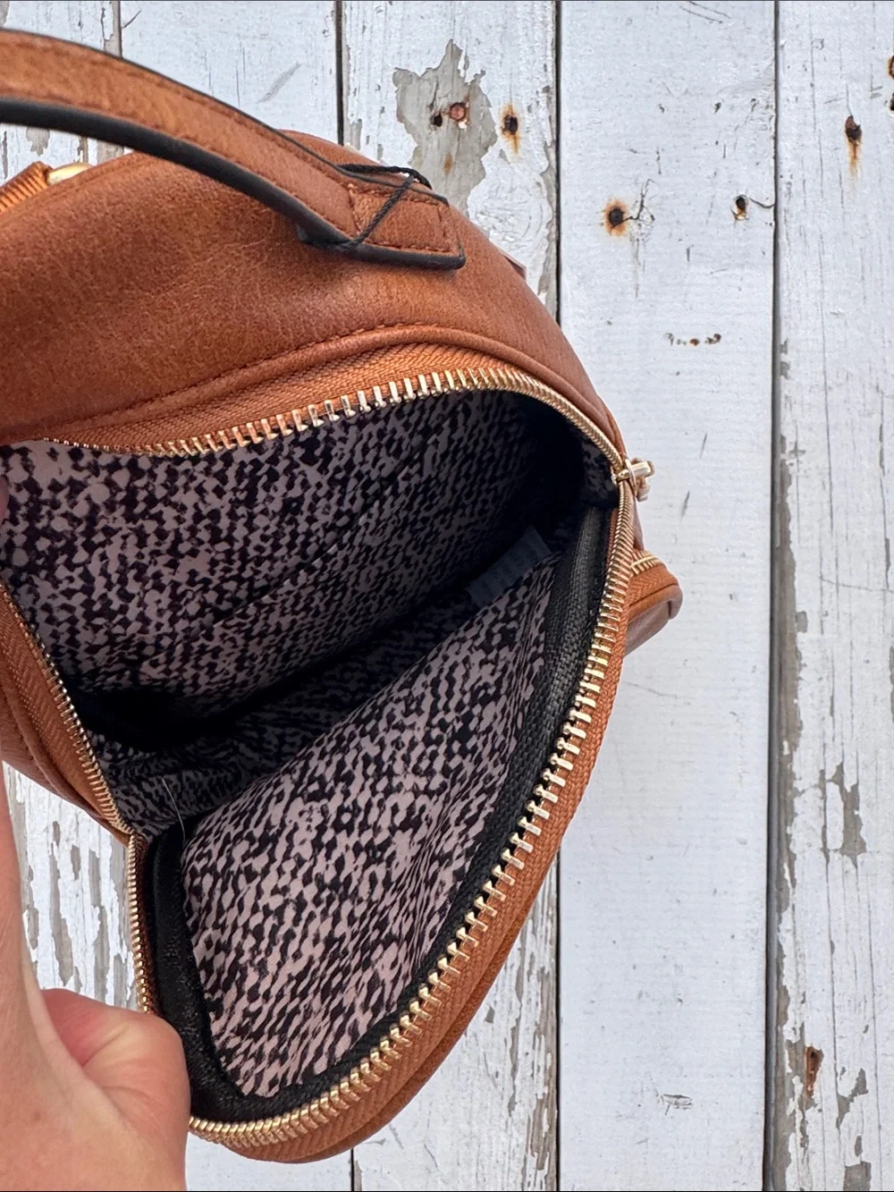 Bumblebee Vegan Leather Mini Backpack
